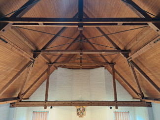 Kirchendach von innen